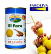 Aceitunas "EL FARO" Jamón Serrano