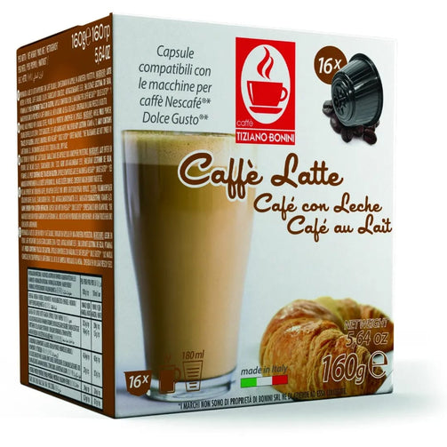 CAFE AU LAIT - 16 CAPSULAS COMPATIBLES DOLCE GUSTO